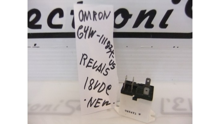 Omron G4W-11123T-US 18VDC relay